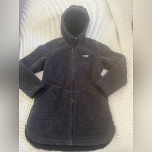 LL Bean Womens petite small Sherpa coat